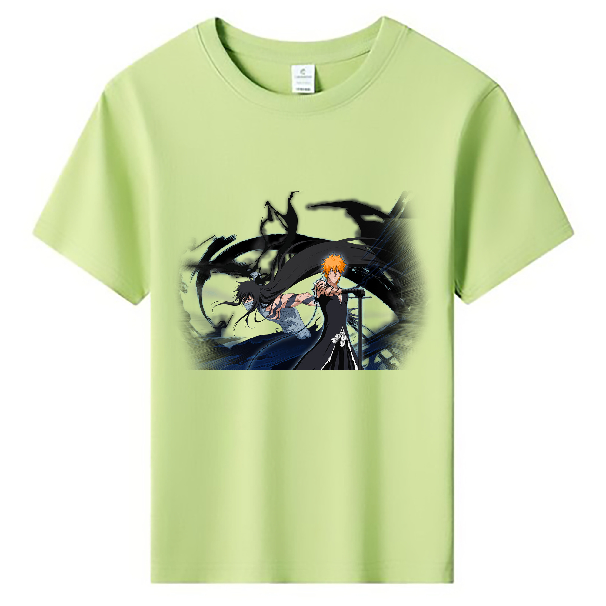 （画像用） ブリーチ 黒崎一護（くろさき いちご）BLEACH Kurosaki Ichigo 綿100％キッズTシャツ（フロントプリント）